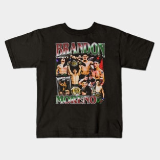 Brandon Moreno Vintage Bootleg Kids T-Shirt